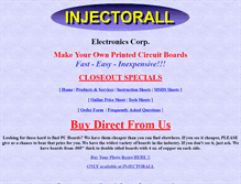 Tablet Screenshot of injectorall.com